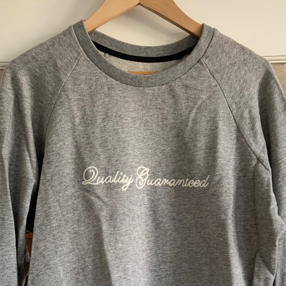 NWOT Rag & Bone “Quality Guaranteed” sweatshirt